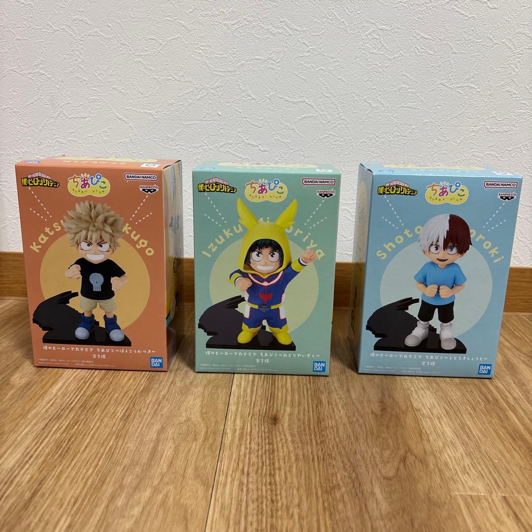 ちあぴこ 緑谷出久 轟焦凍　フィギュアセット