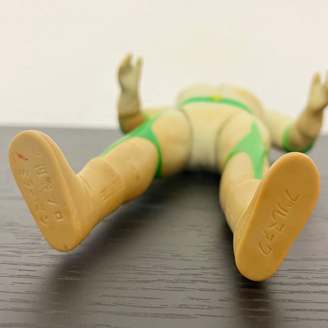 昭*き様 当時物　ブルマァク　ミラーマン　ソフビ　スタンダードサイズ　面取れ　マ