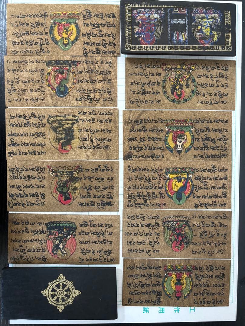 中国骨董品　チベット　仏　二つ