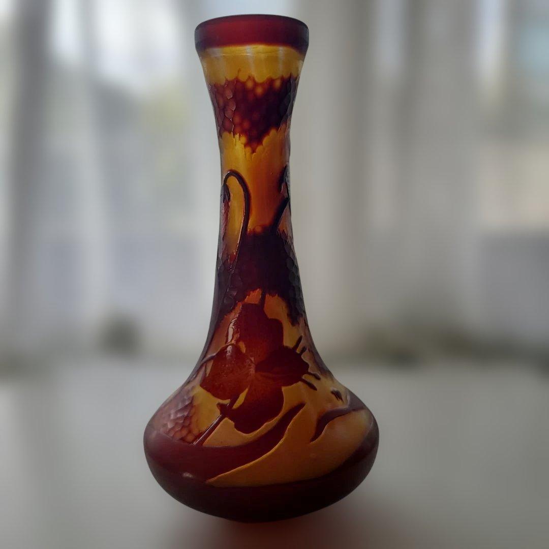 エミール・ガレ「花瓶」アンティーク