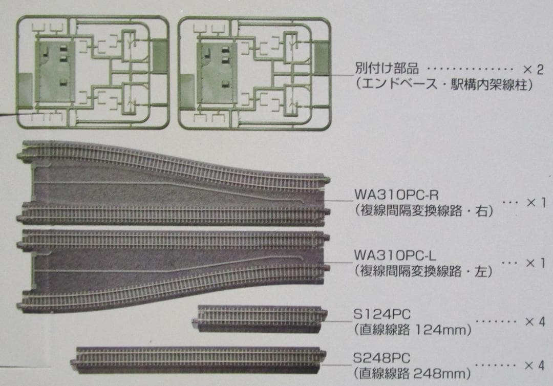 【新品】KATO　Nゲージ　V16・V15・島式ホーム各種・駅舎・直線線路