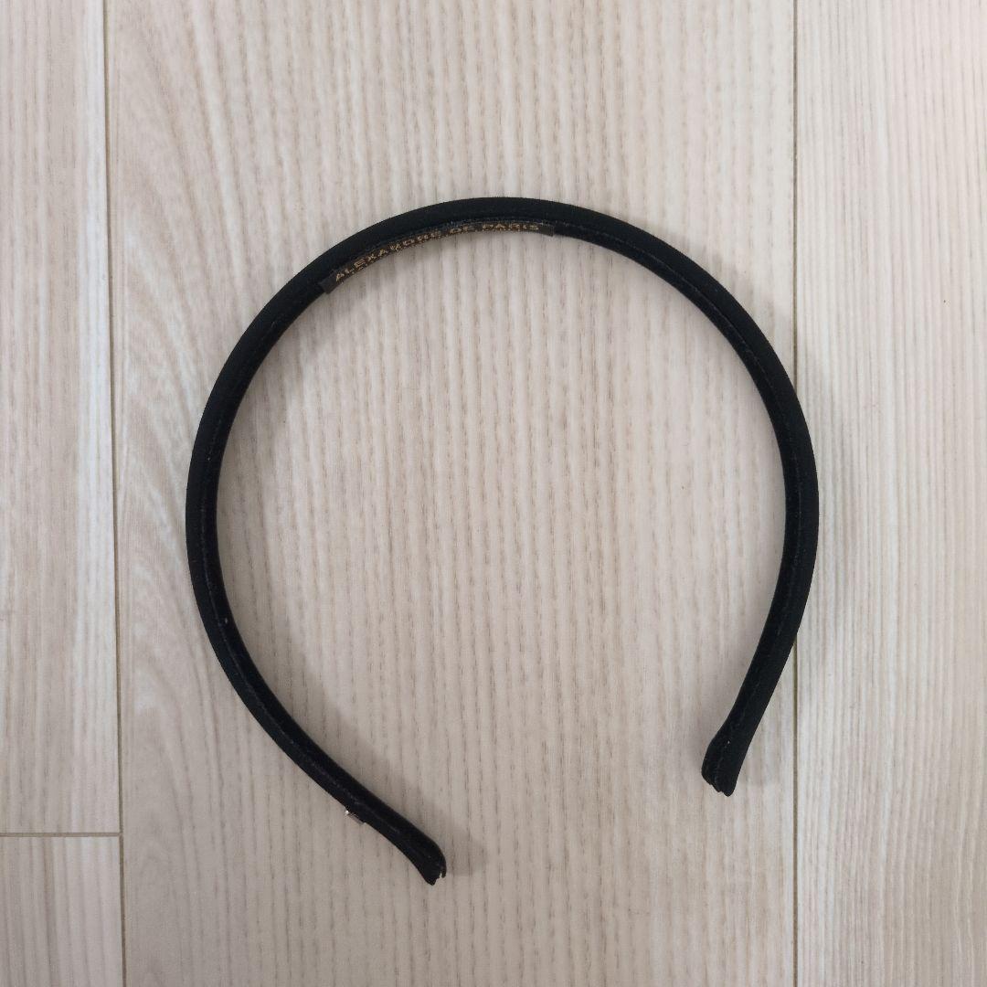 アレクサンドルドゥパリ カチューシャ　黒