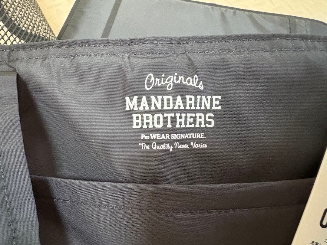 新品　マンダリンブラザーズ　キャリートートバッグ ブラック