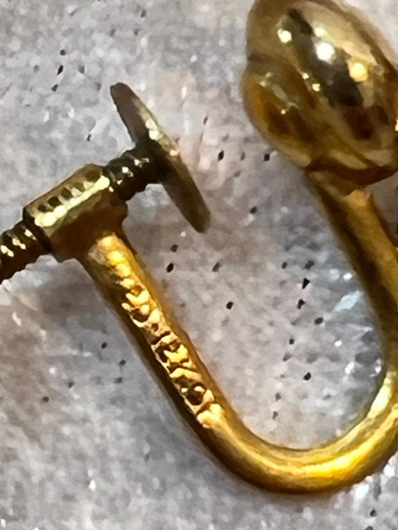 モーニングジュエリー　ヘヤーアクセサリー　ゴールド12ct