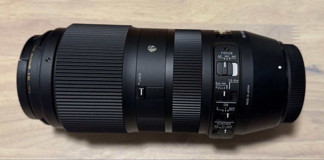 SIGMA 100-400mm F5-6.3 DG OS HSM +USBドック