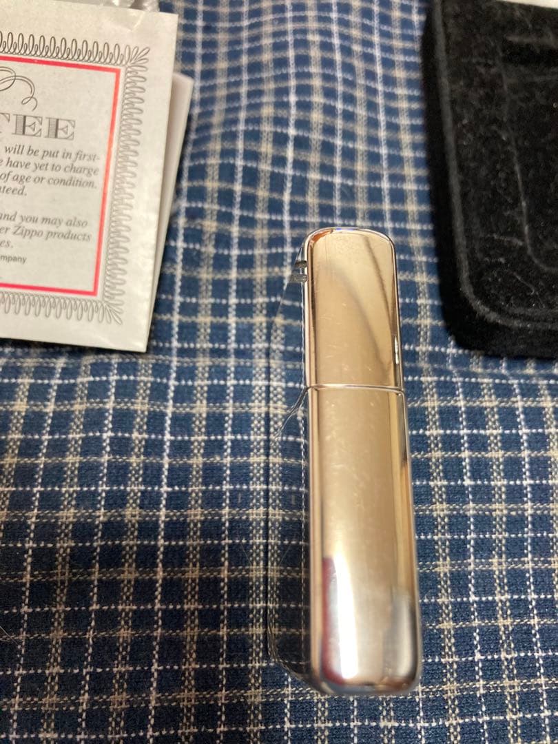 Zippo スターリングシルバー　ダイアゴナルライン Zippo
