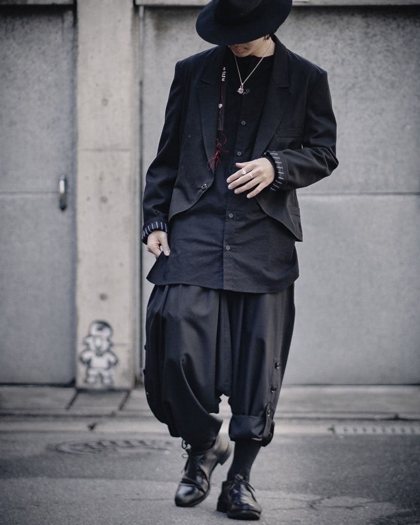 Y's BANG ON! アシンメトリー サルエルパンツ ワイドパンツ サイズM