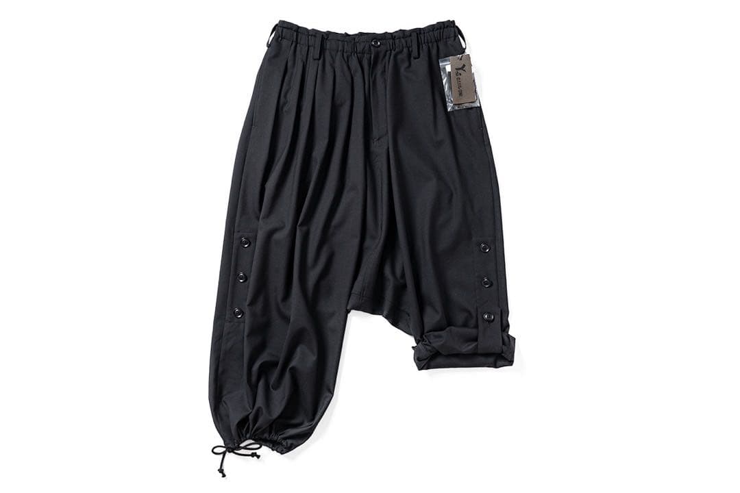 Y's BANG ON! アシンメトリー サルエルパンツ ワイドパンツ サイズM