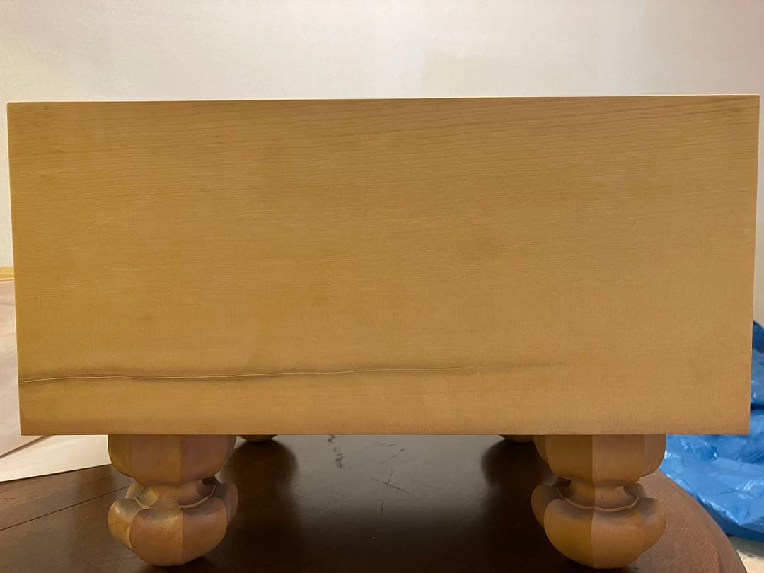 囲碁盤　脚付　本榧　天柾