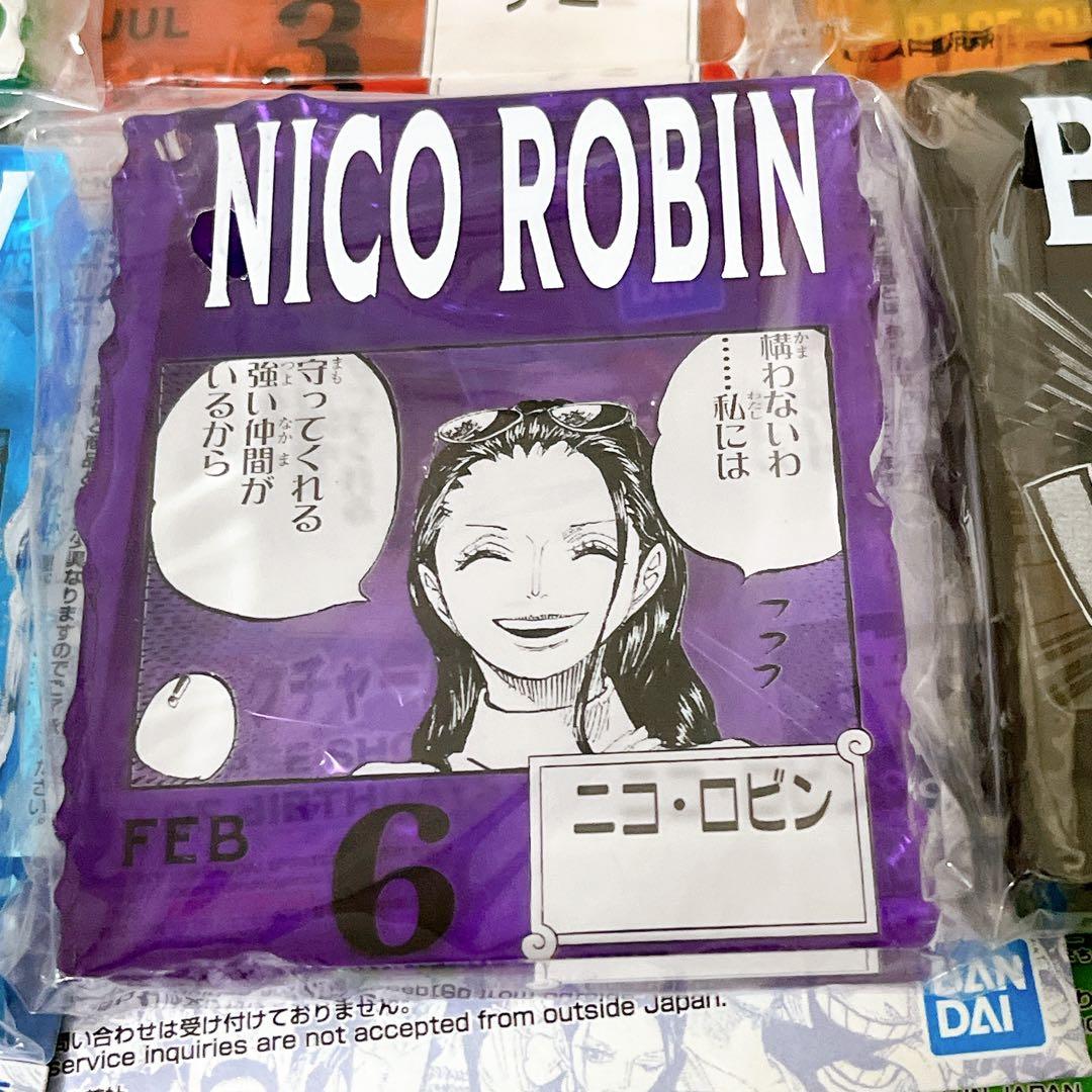 ワンピース　ベースショップくじ　アクリルブロック　麦わらの一味　10種類セット