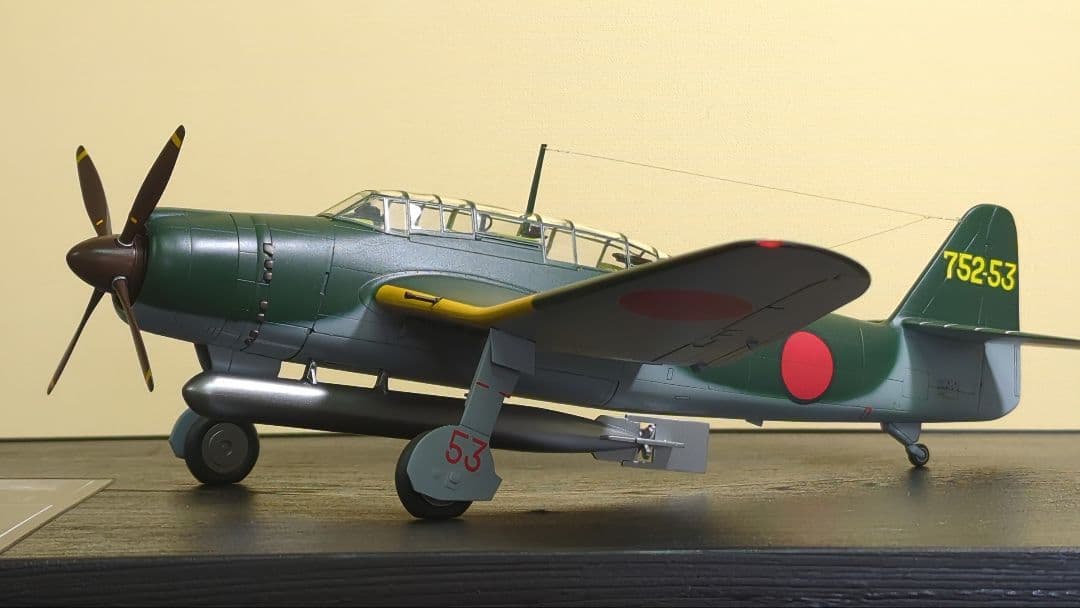 【プラモデル完成品】ハセガワ1/48日本海軍_流星改