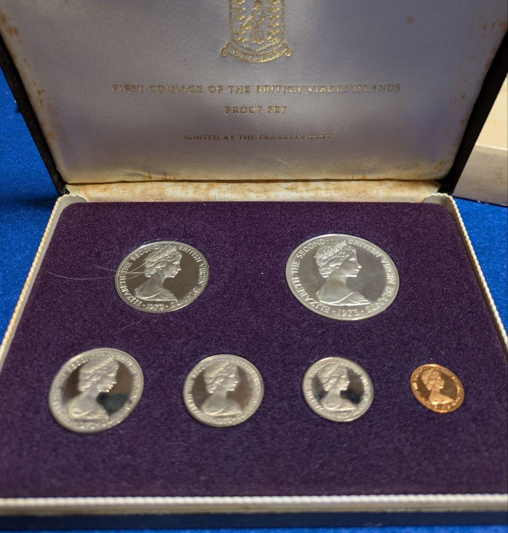 1973年イギリス領ヴァージン諸島 フランクリンミントセット