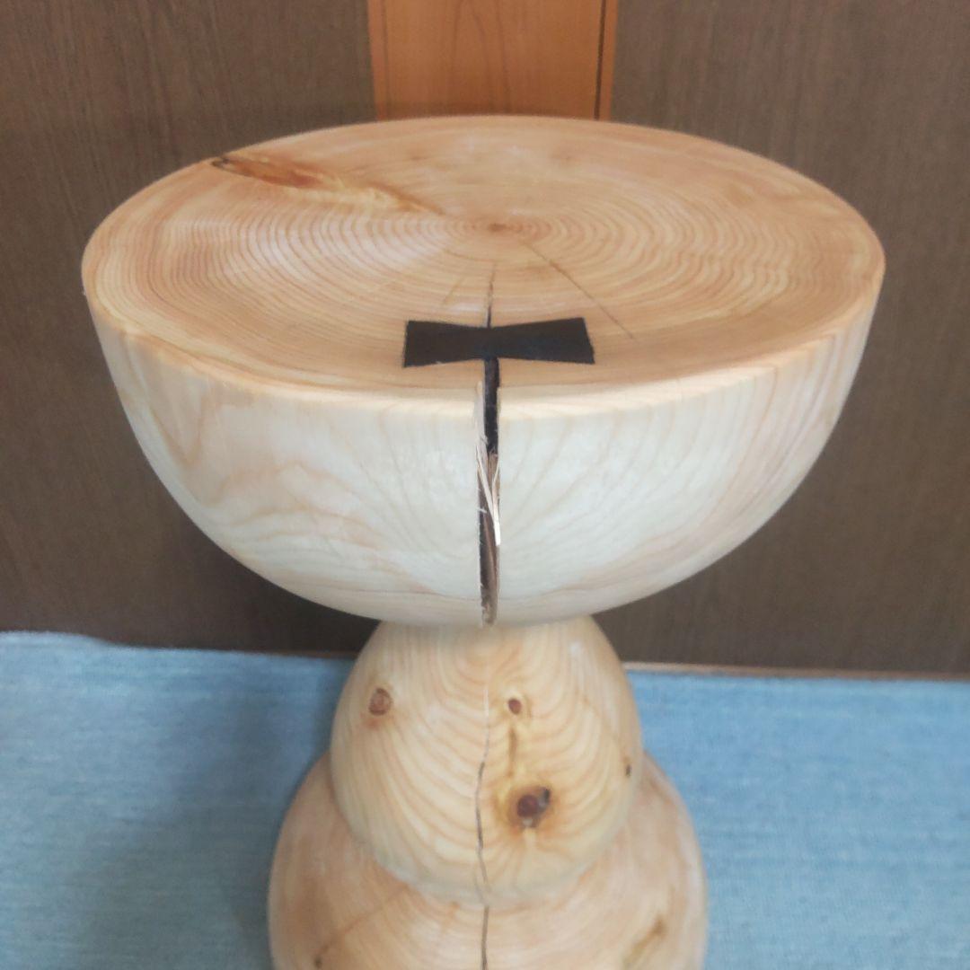 chaosさん専用檜丸太椅子スツール