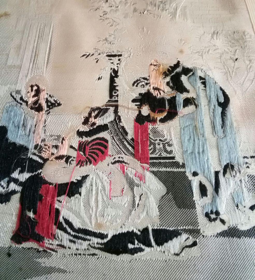 逸品　シルクタペストリー　刺繍絵画　アレクサンドル・ルイ・ルロワール原画