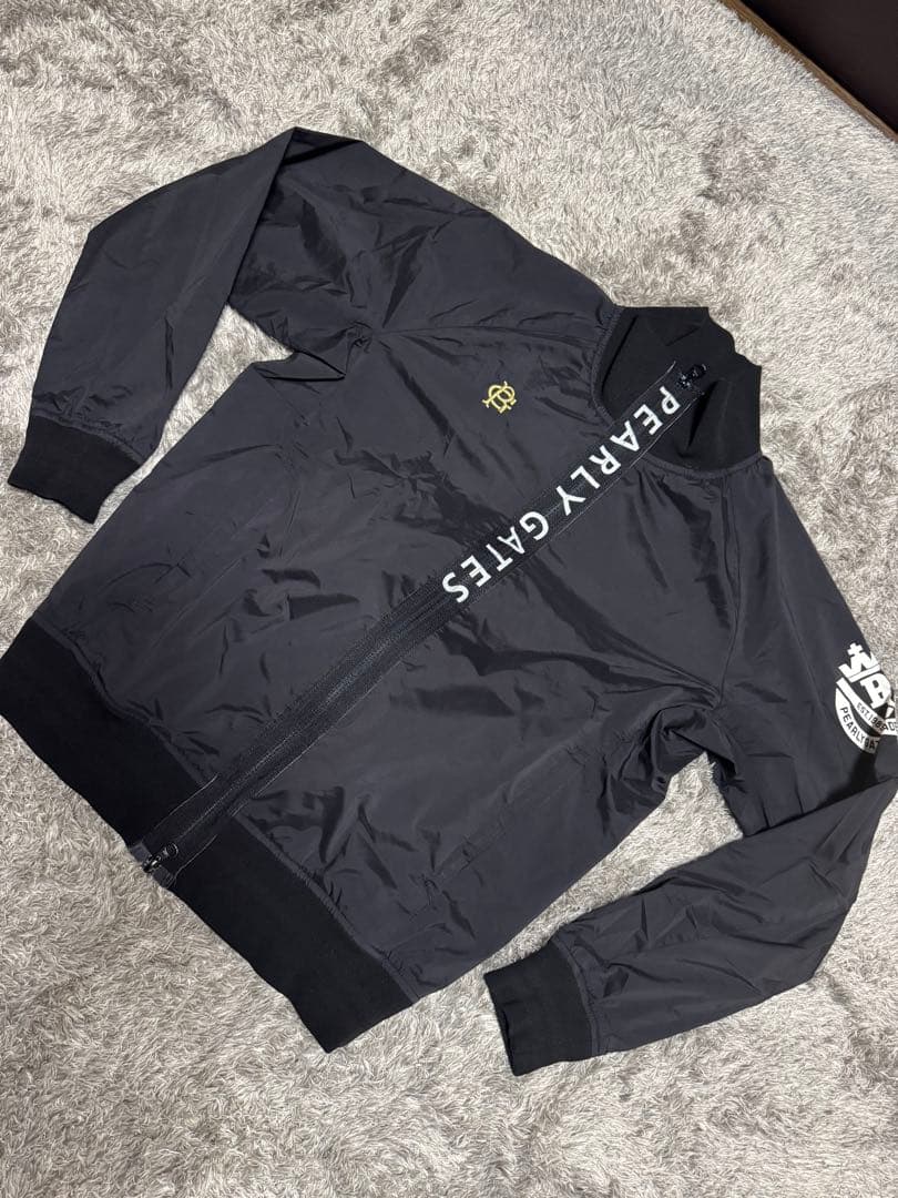 ポメリン 　PEARLY GATES ブラック　フルジップジャケット