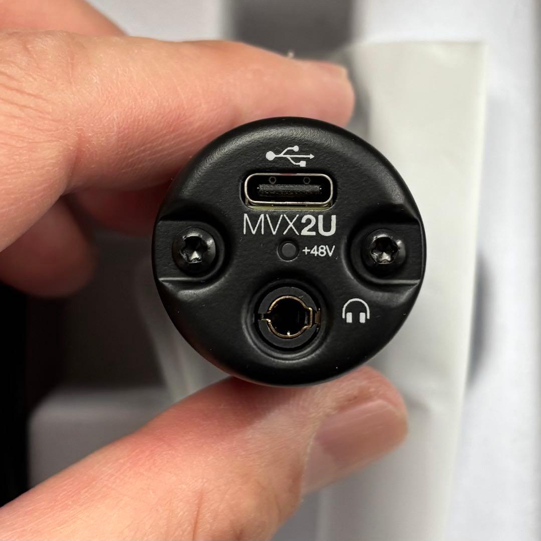 ［匿名配送 美品］SHURE MVX2U小型デジタルオーディオインターフェース