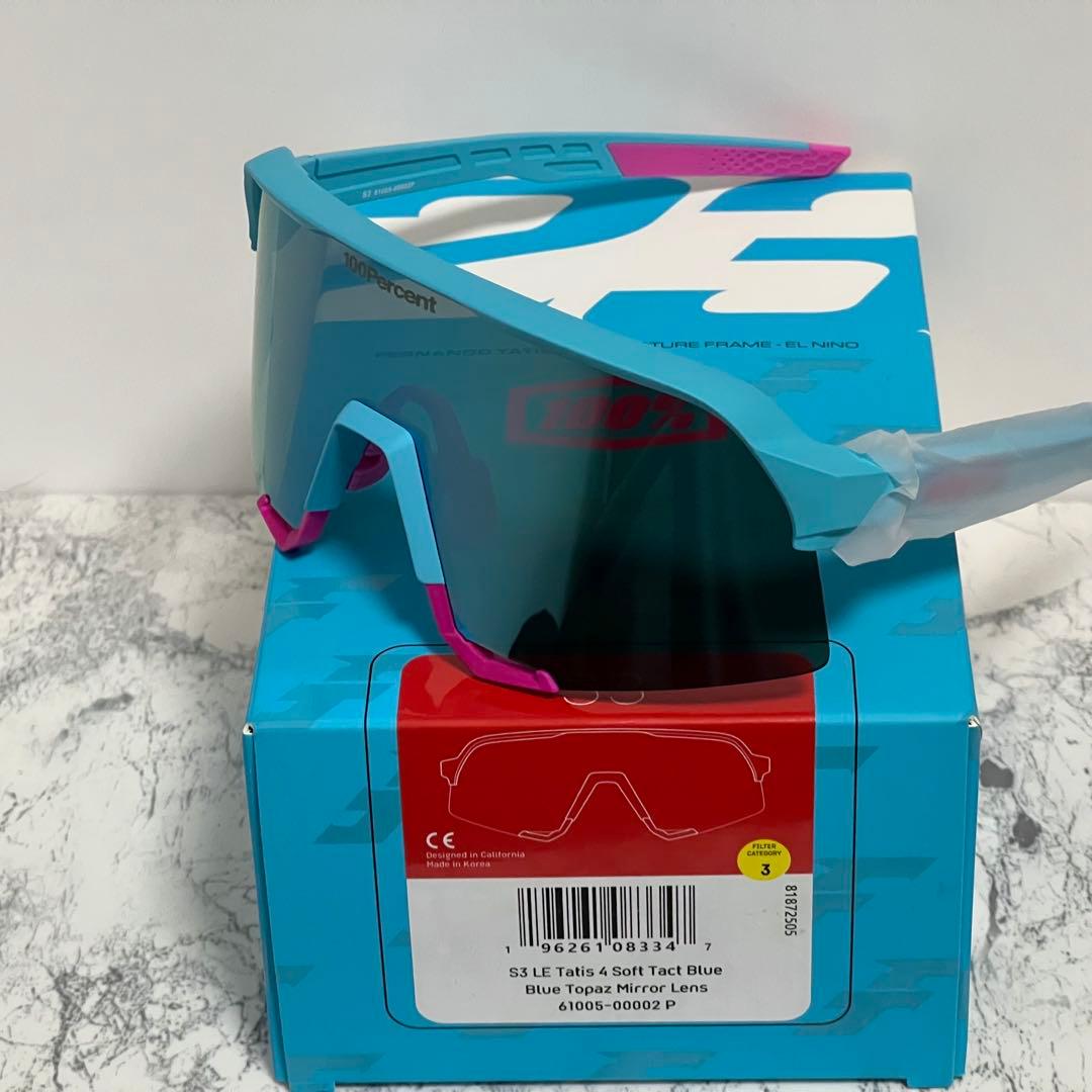【最新作】 100% ワンハンドレッド サングラス S3 タティスJr 2025