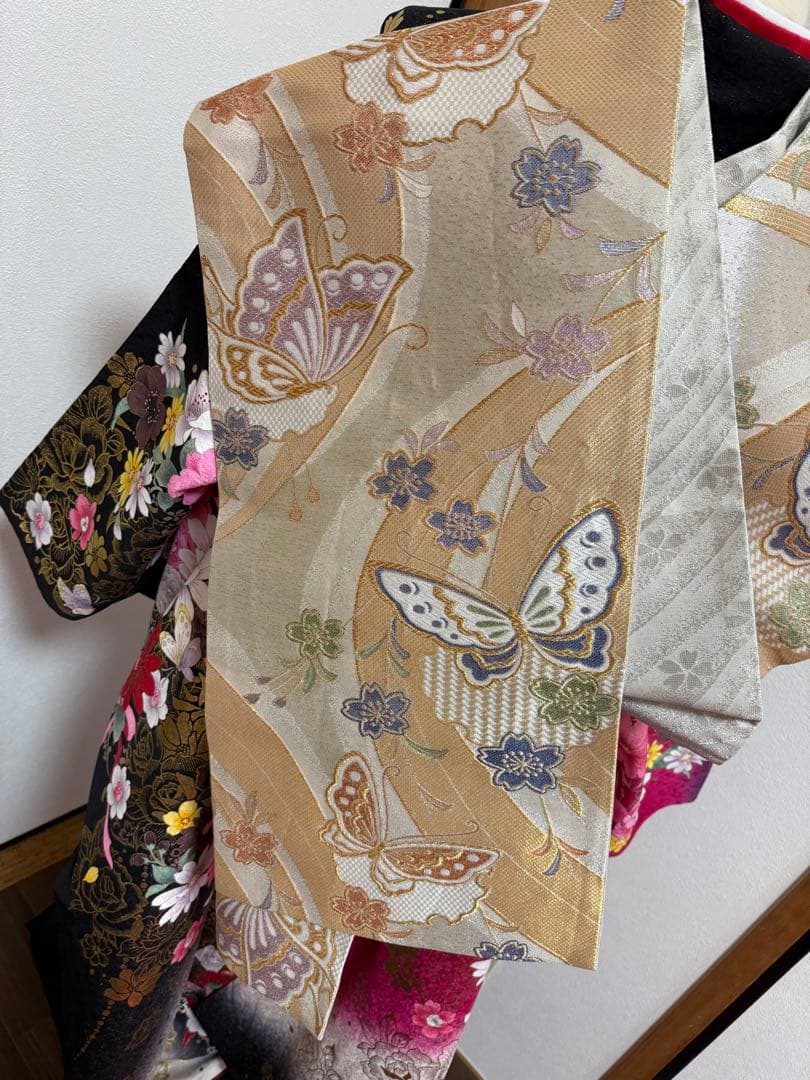 振袖　フルセット　華やか　ふくよかサイズ