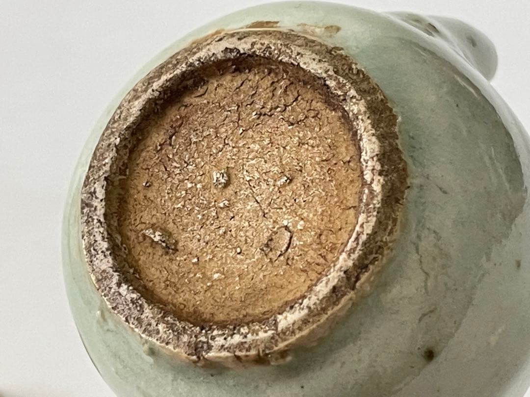 骨董　アンティーク　中国古陶磁　青白磁　影青　水滴　茶入　書道具　見立て茶入