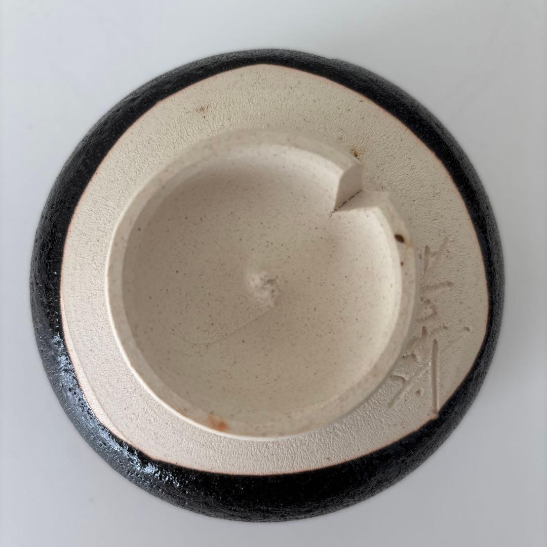 【新品未使用】抹茶茶碗　兎月窯　杉浦芳樹作　瀬戸焼　御題『桜』茶碗　共箱ウコン布