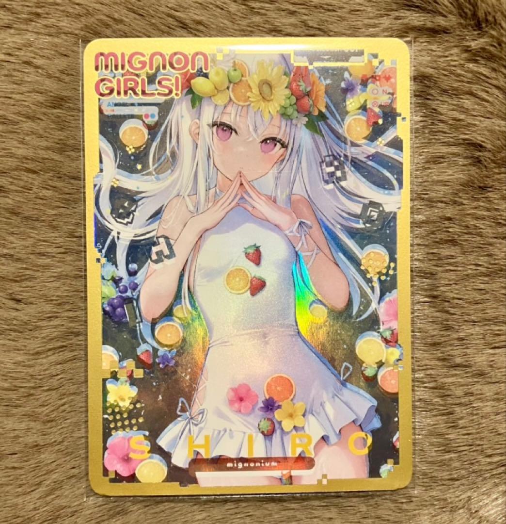 エラーカード　シロ　MIGNON GIRLS! MIGNON WORKS トレカ
