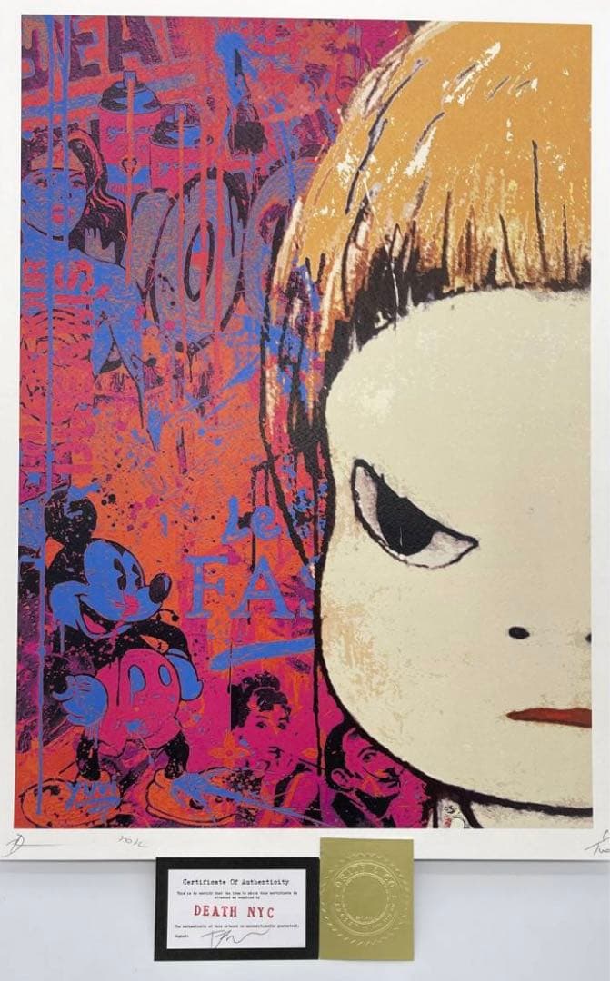 DEATH NYC 世界限定100枚 アートポスター 奈良美智⑥