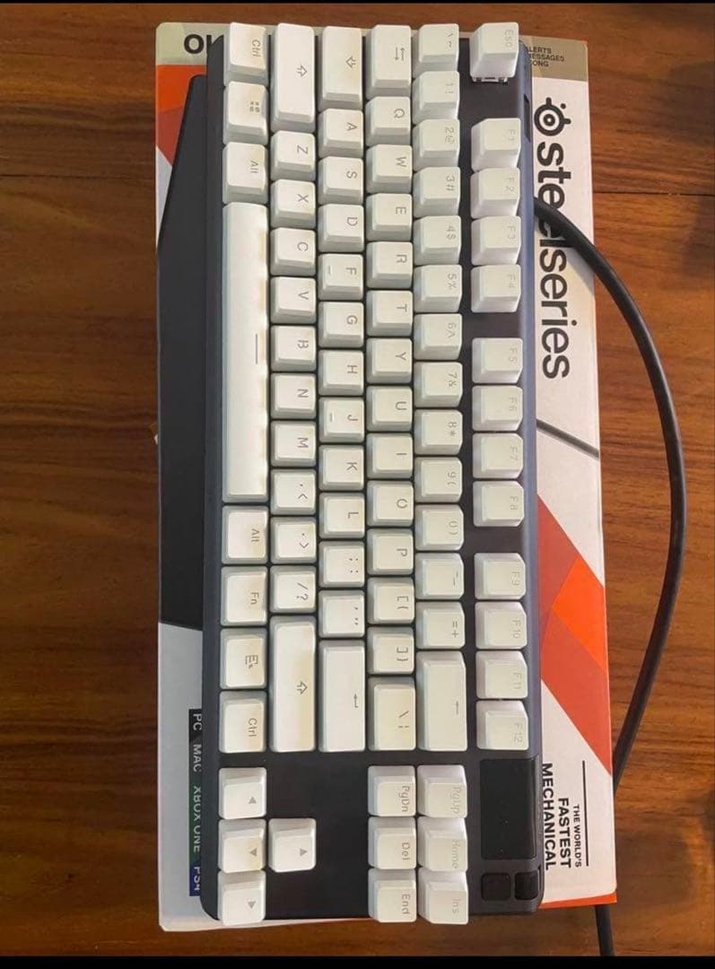 SteelSeries Apex pro tkl 新品キーキャップ付き