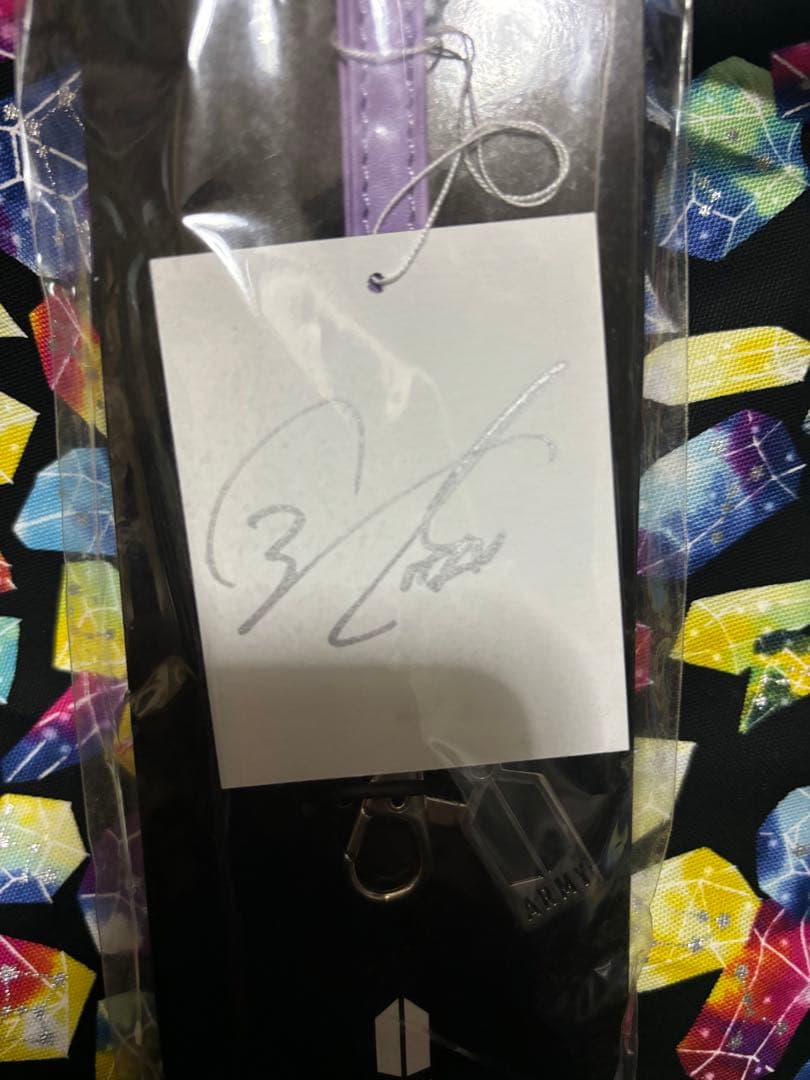 BTS FC更新特典　サイン付き　ジン