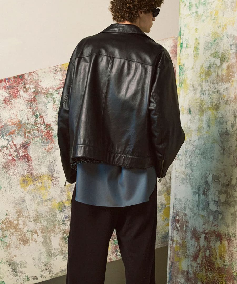 (チカ)メゾンスペシャル　シープレザーシングルライダース