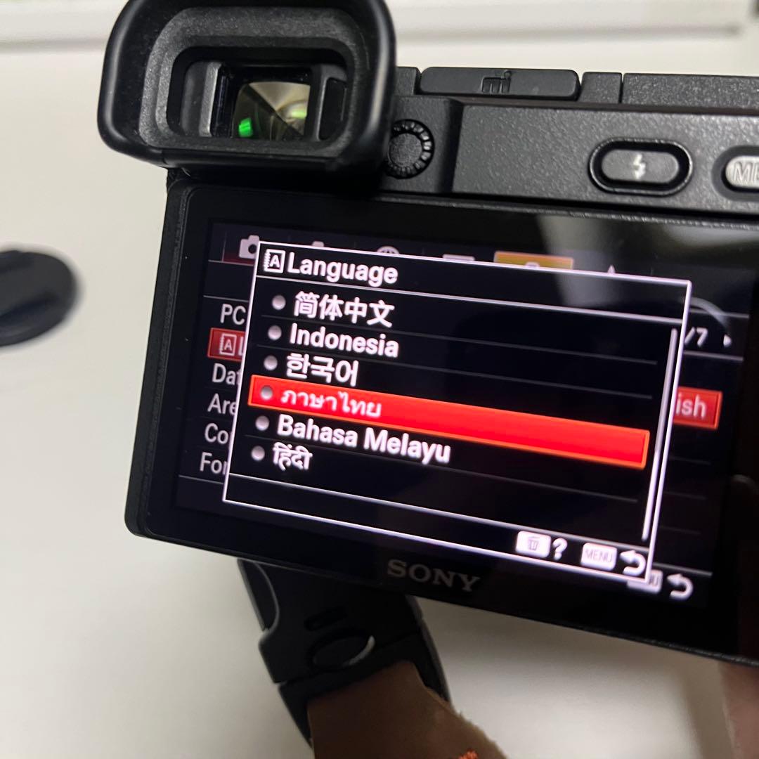 SONY α6400 ILCE-6400L パワーズームレンズキット ストラップ