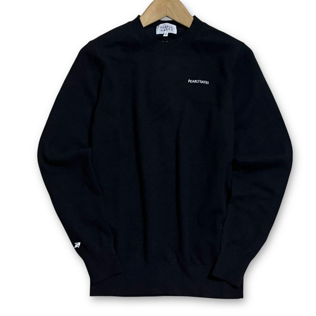 新品 パーリーゲイツ カシミヤ100% クルーネックセーター ニット