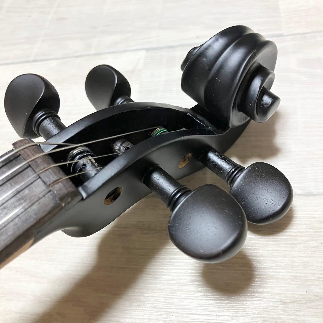 美品 hallstatt ハルシュタット CV-210E エレキバイオリン 黒