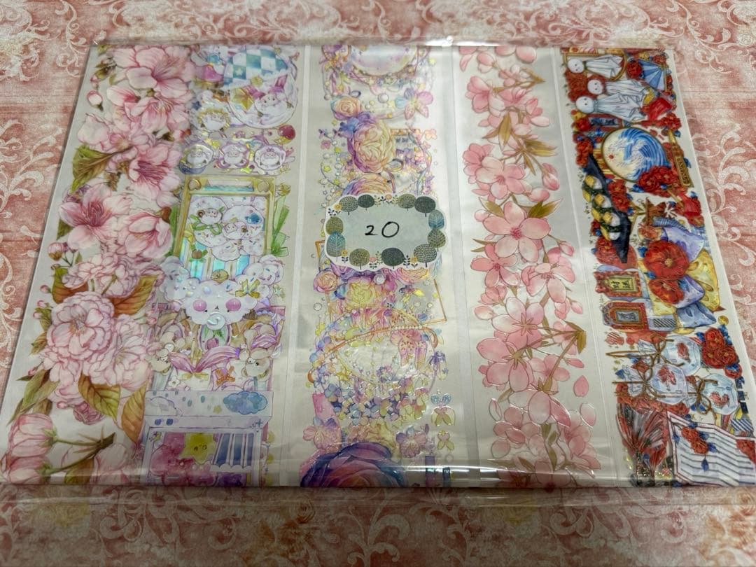 海外 PETテープ マスキングテープ 切り売りセット20