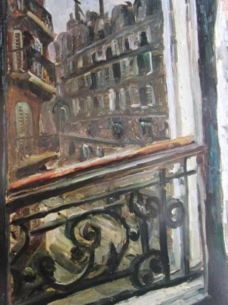 小出楢重、ソムラールの宿にて、希少画集画、新品額装、状態良好