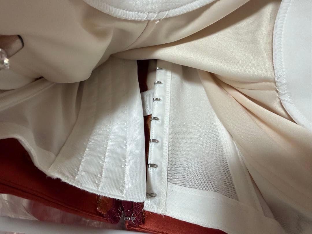 【披露宴ドレス】テラコッタ　カラードレス