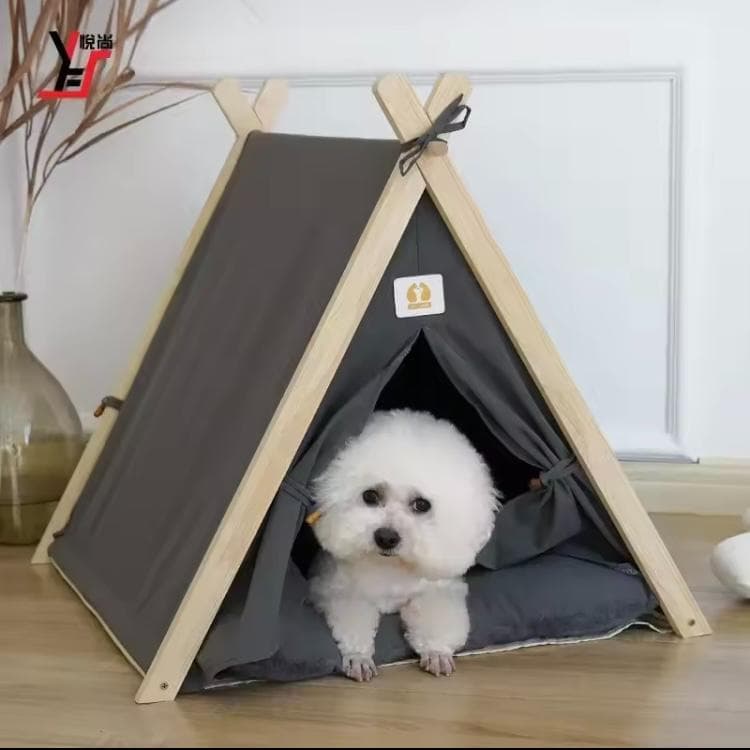 【おすすめ商品】犬猫テント 洗える通気性〇 重量20kgまで対応!! ホワイト