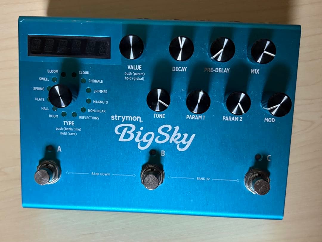 bigsky strymon リバーブエフェクター