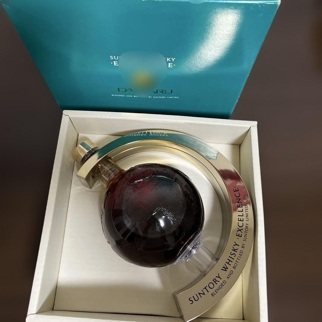 サントリー ウイスキー エクセレンス 大丸梅田店オープン記念 地球仪美品