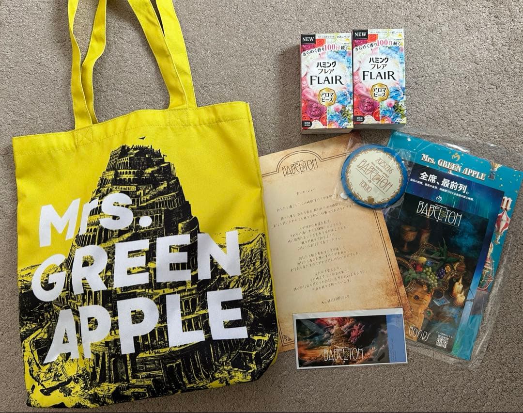 新品未開封 ミセス　バベルの塔 BABEL ジャムシート 特典一式