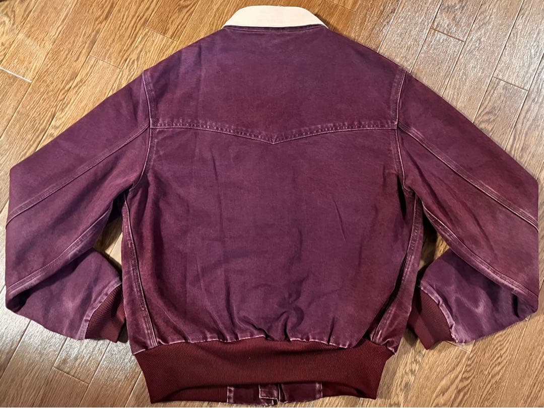 【超希少】1996年 カーハート サンタフェジャケット JQ2246 ワイン M