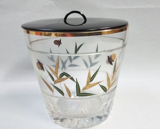 茶道具 硝子 ガラス 末広 水指 関吉昭 蛍蒔絵 吉田華正 新品