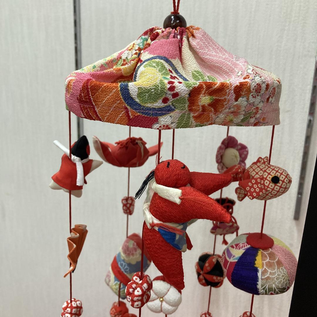 No.6 飾り台付き　高さ71㎝　3月つるし雛　吊るし雛飾り　雛祭り吊るし飾り