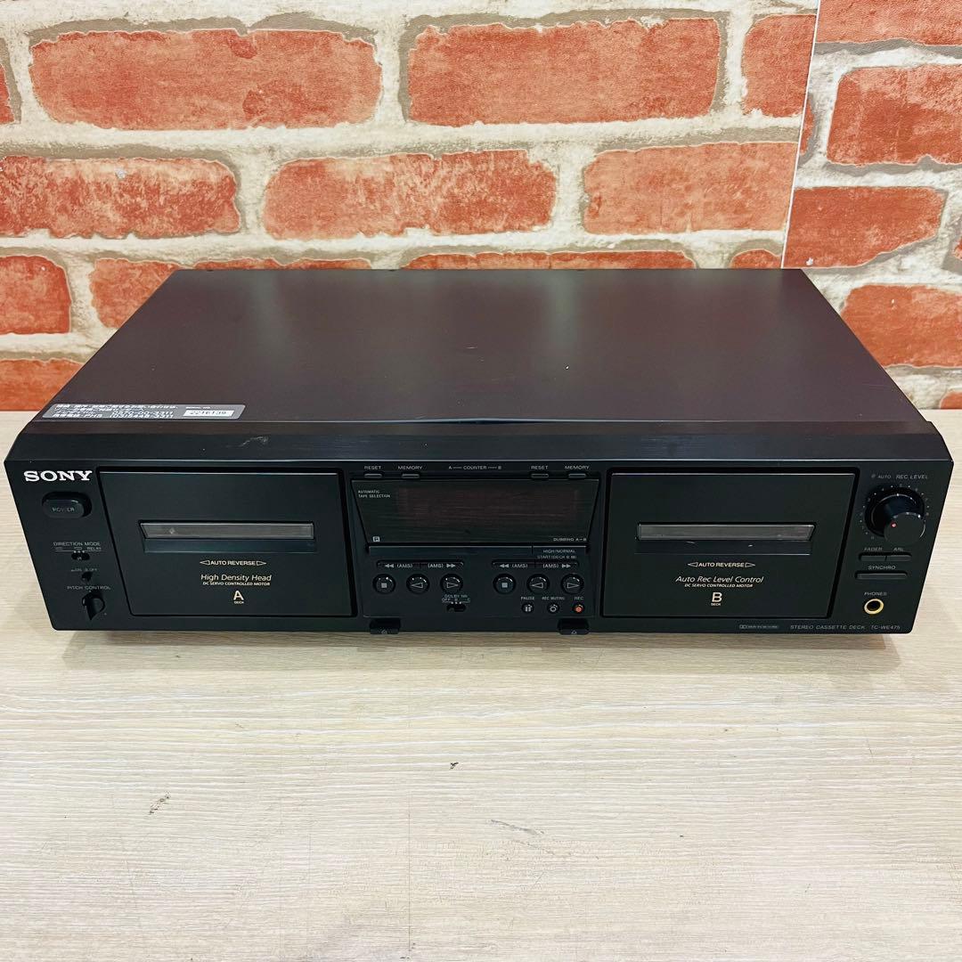 K3330 SONY オートリバースWカセットデッキ TC-WE475