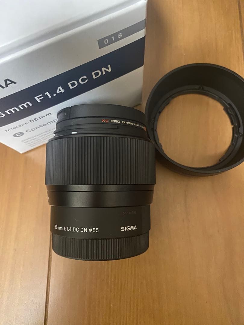 『新品』SIGMAレンズ56mm F1.4ソニーComtemporary