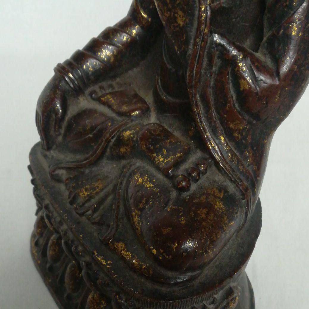 鉄製　釈迦如来坐像　仏像