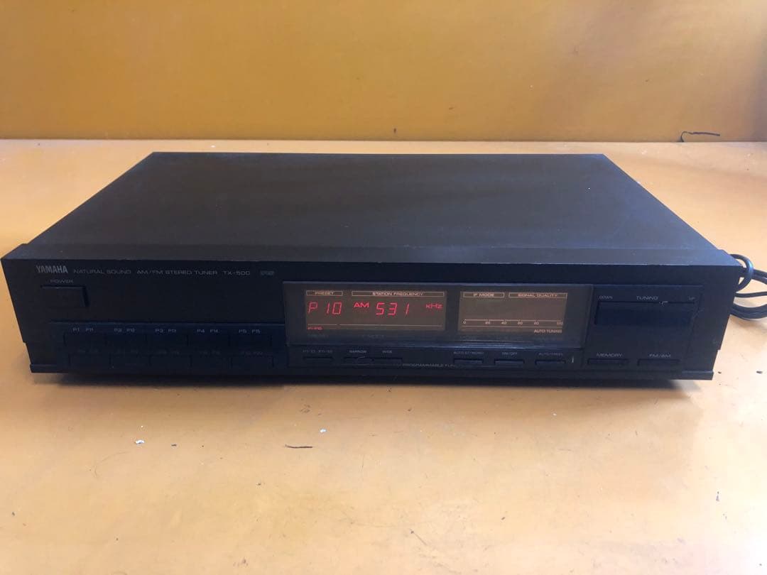 YAMAHA TX-500 AM/FMステレオチューナー 通電確認のみ 現状品