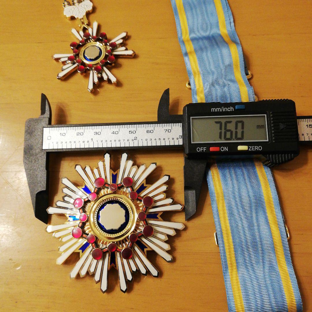 【激レア 極美品】瑞宝重光章 額装 H15制度改正後 新型 現行モデル 本物保証