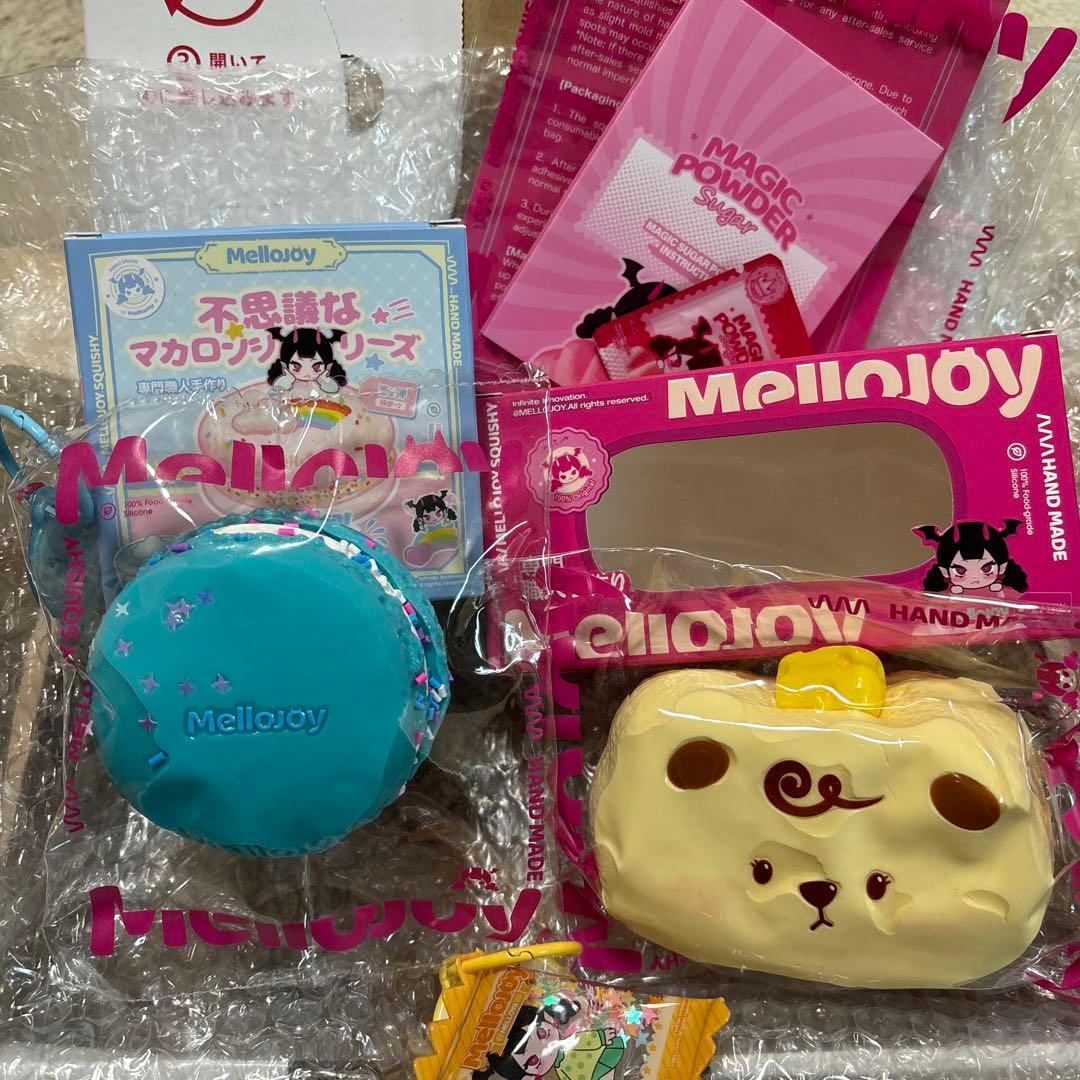 Mellojoy メロジョイ　スクイーズ　マカロン　チーズベア