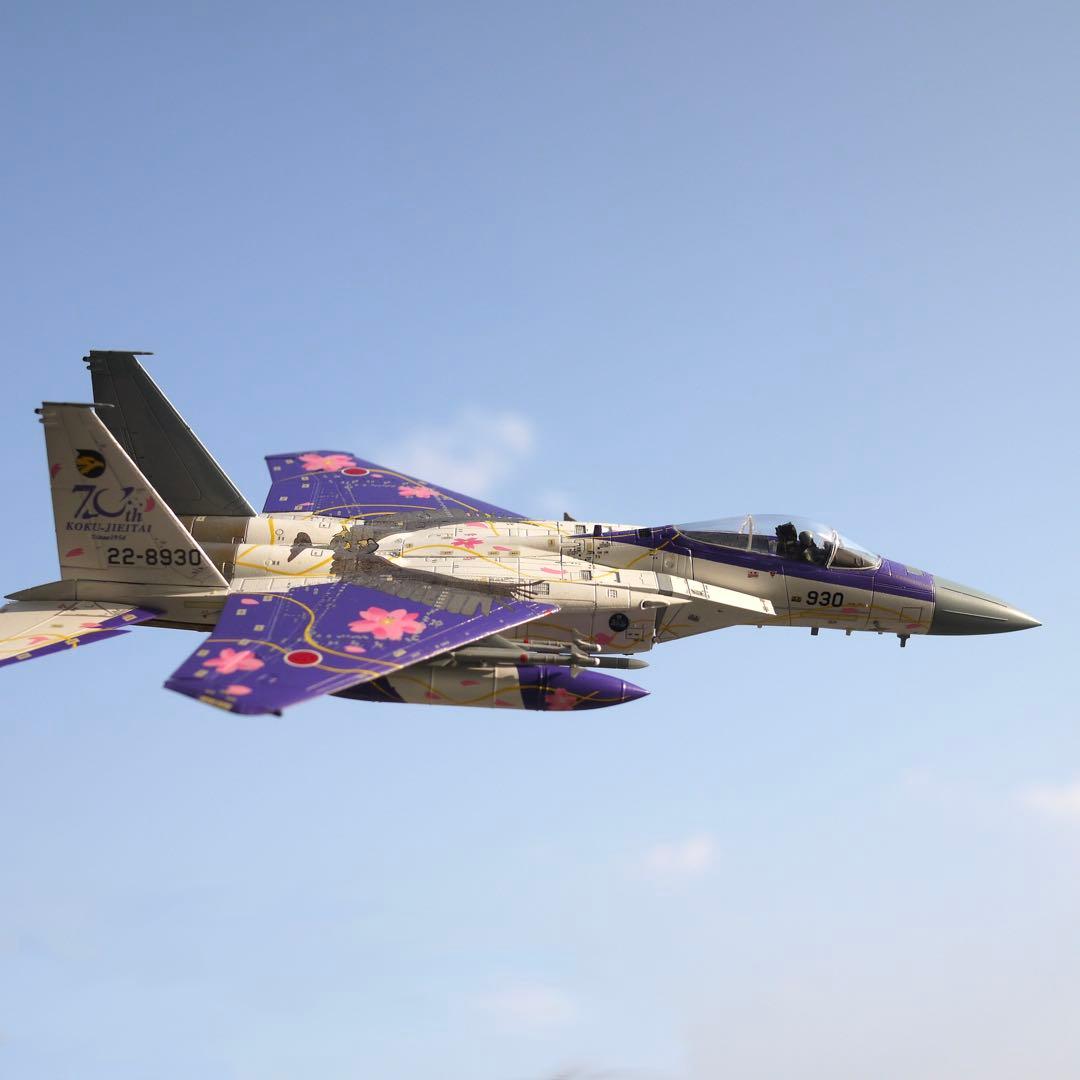 プラッツ製1/72 F-15Jイーグル　プラモデル完成品