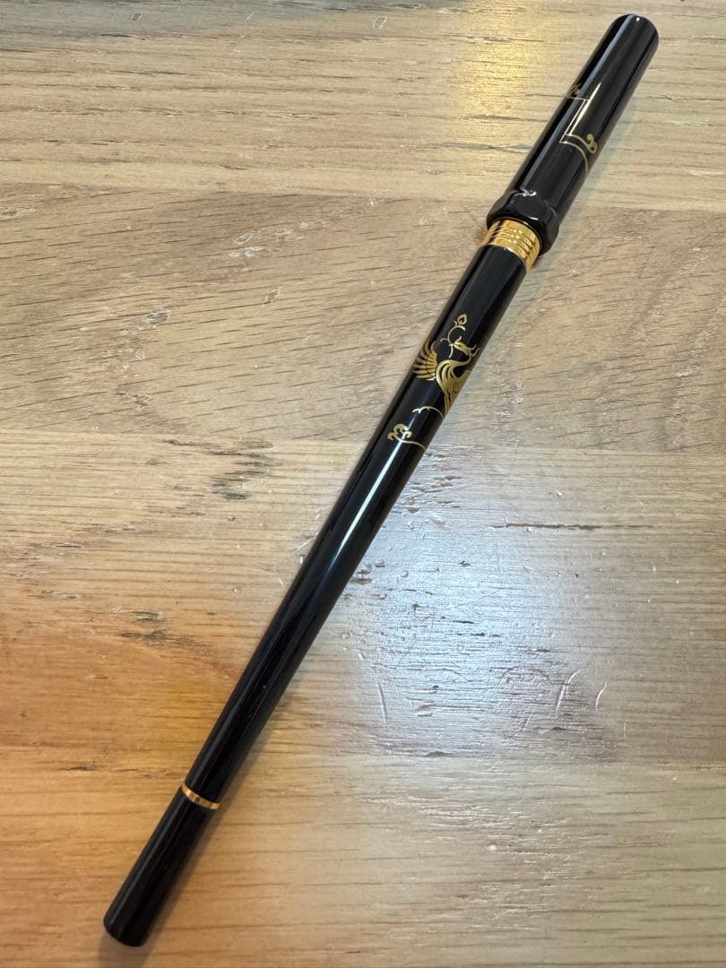 極美品 PILOT 蒔絵 國光会 万年筆 デスクペン 14K 585 M